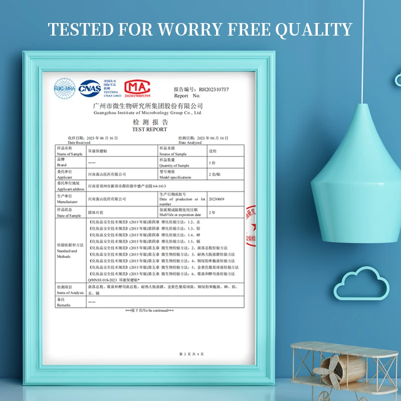 hot ecommerce products Chinese Herbal Medicine Acute Otitis Drops Health Caring Inner Ear Cleansing patch