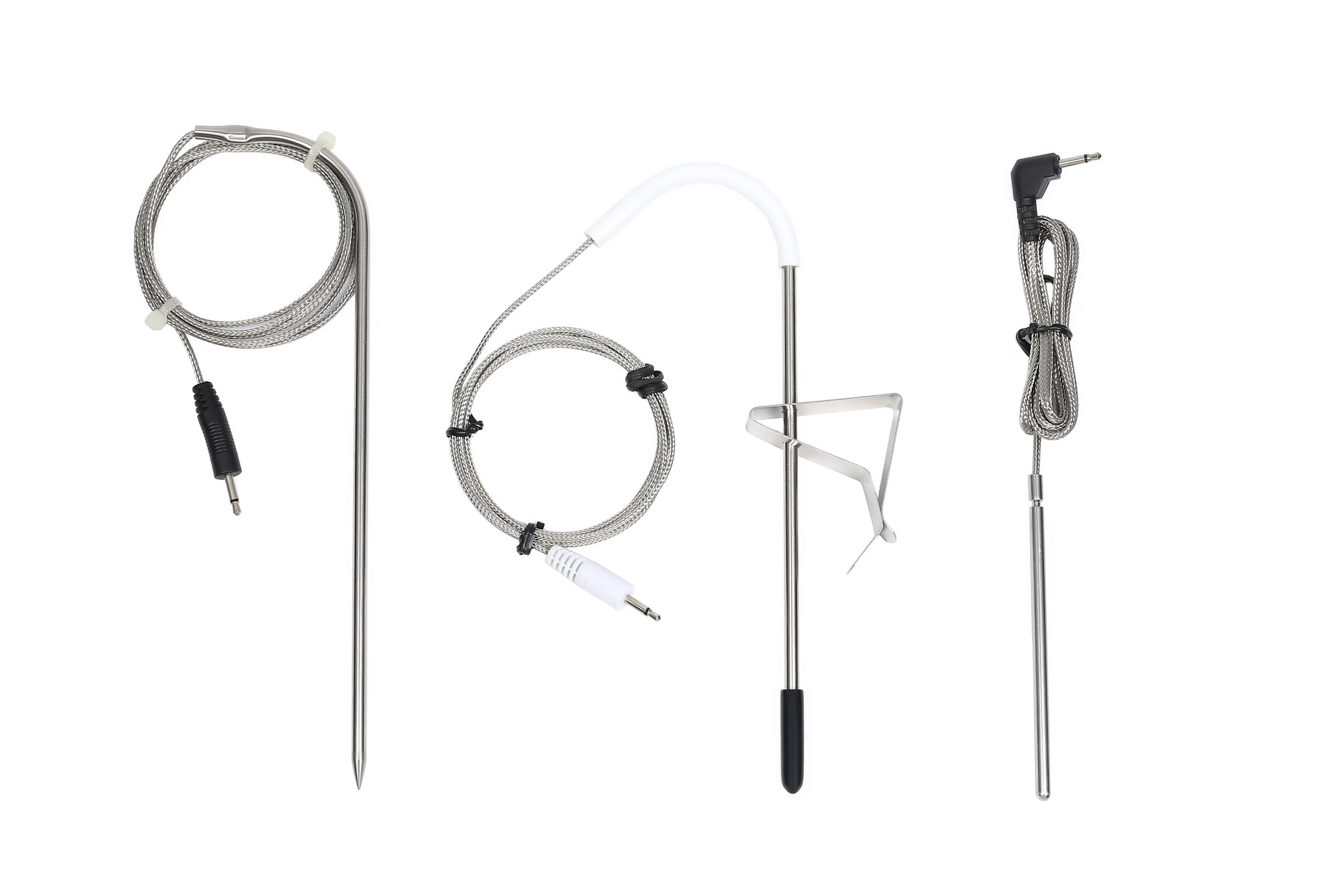 Ble Wifi Fast Response Silicone Handle Clip Mounting Sharp Probe NTC Temperature Sensor for BBQ