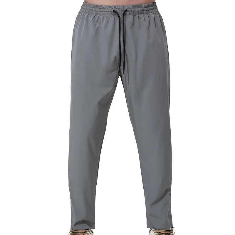 Customized Premium Sweatpants Elastic Ankles Polyester Spandex Plus Size Trousers Solid Gym Track Running Sports Pant For Men