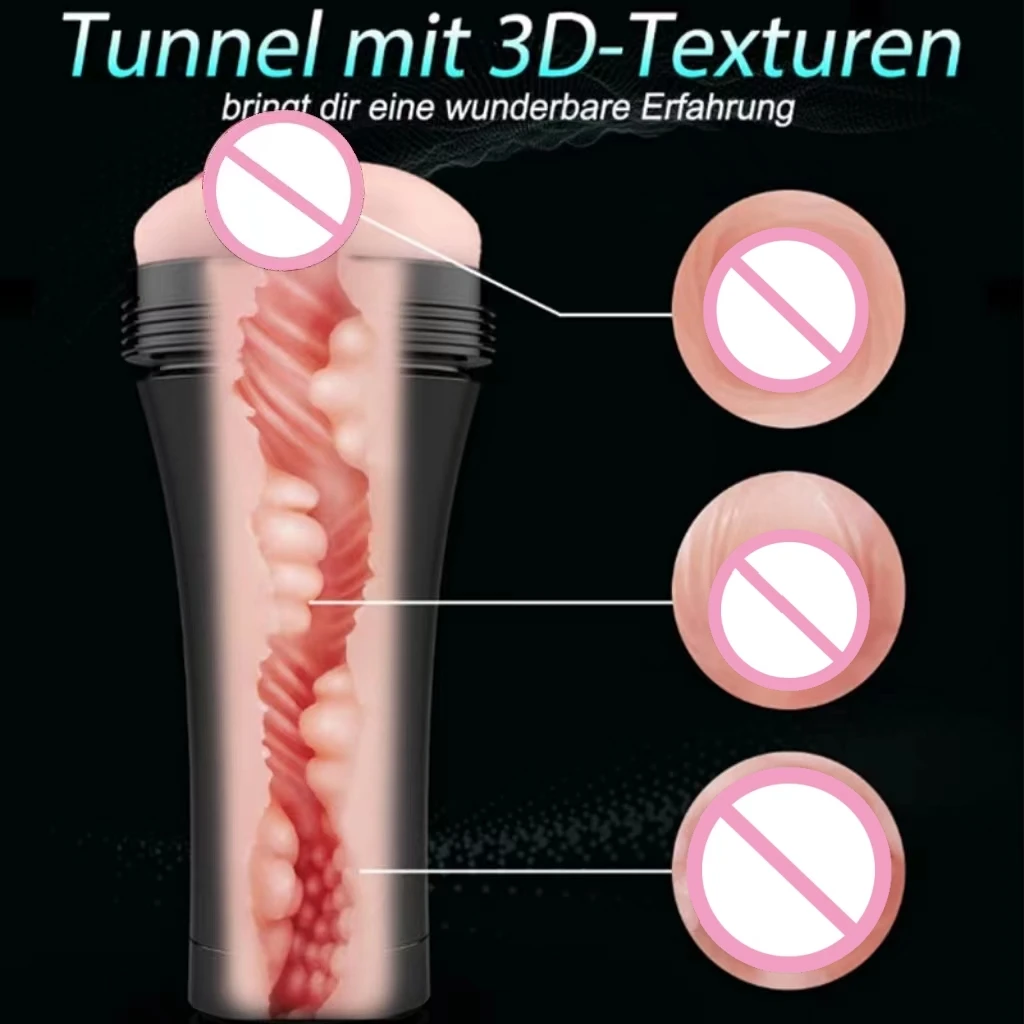 Male Masturbation Cup Vibration Sucking Pocket Pussy Vagina Penis Stroker Adult Sex Toys For Men