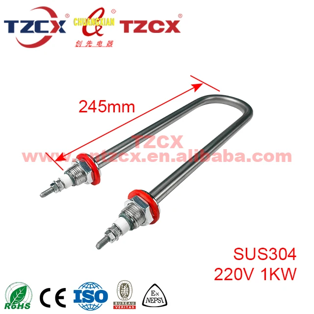 The popular brand TZCX stainless steel electric tubular resistance heater heating element