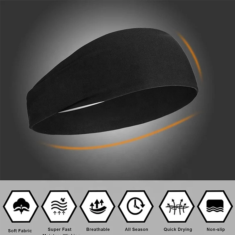 Shuntaixin Hot Sale High Quality  And Cheap Men Custom Headband Sport for Running Yoga Cycling Unisex Fitness Headband