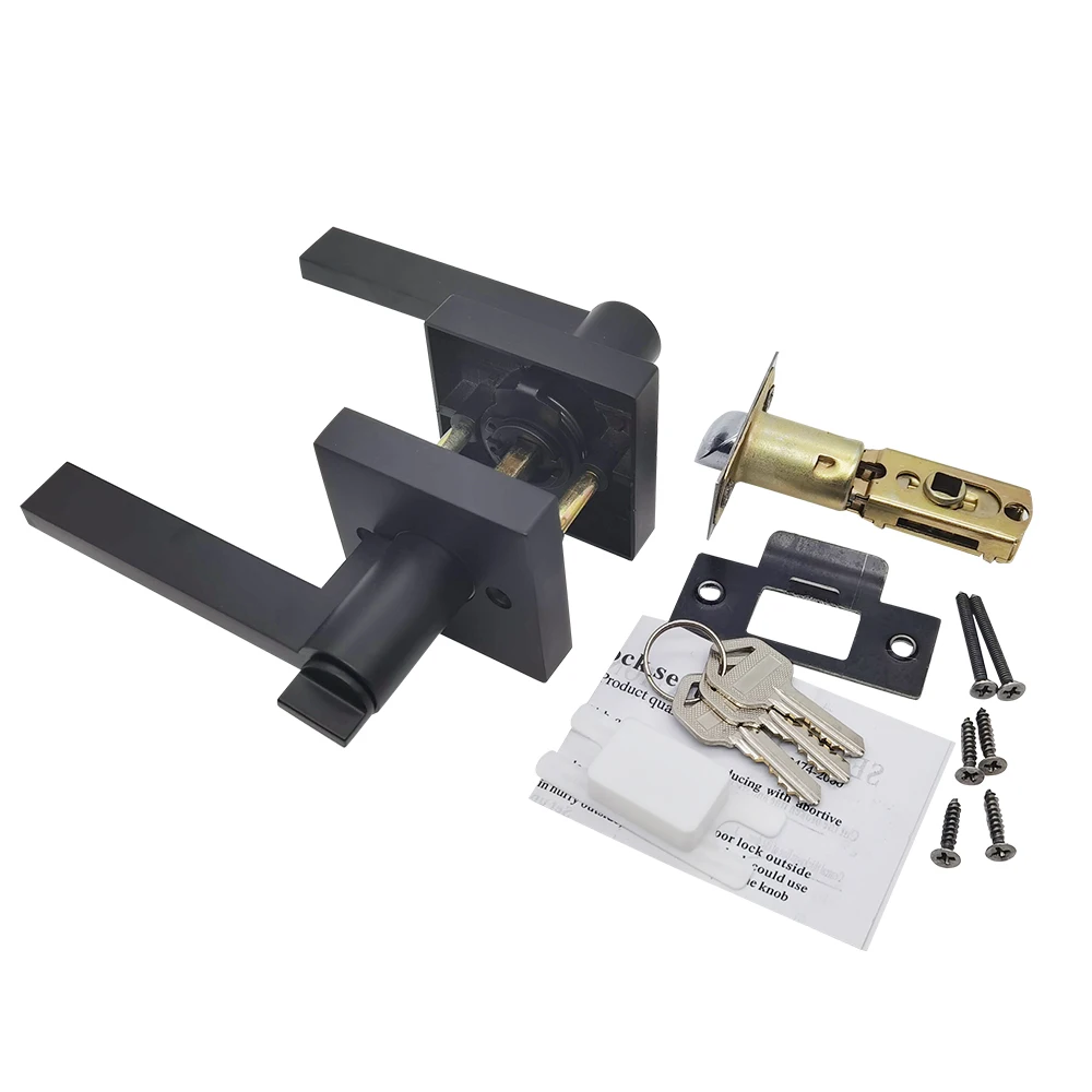 China manufacturer double handle door lock zinc alloy mortise ordinary door lock