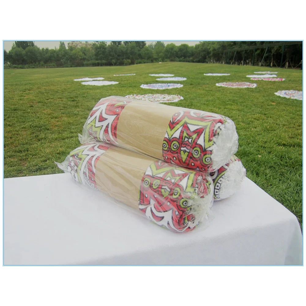 Customized Microfiber Circle Beach Towel Quick-Drying Sand-Prooof Round Beach Towel