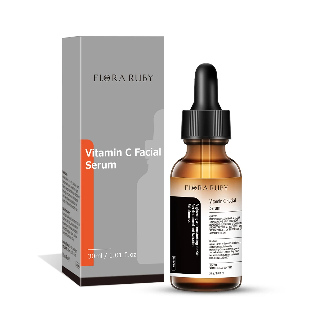 korean vegan facial serum vitamin c lightening skin care face serum brightening whitening Dark Spots Remover serum for face