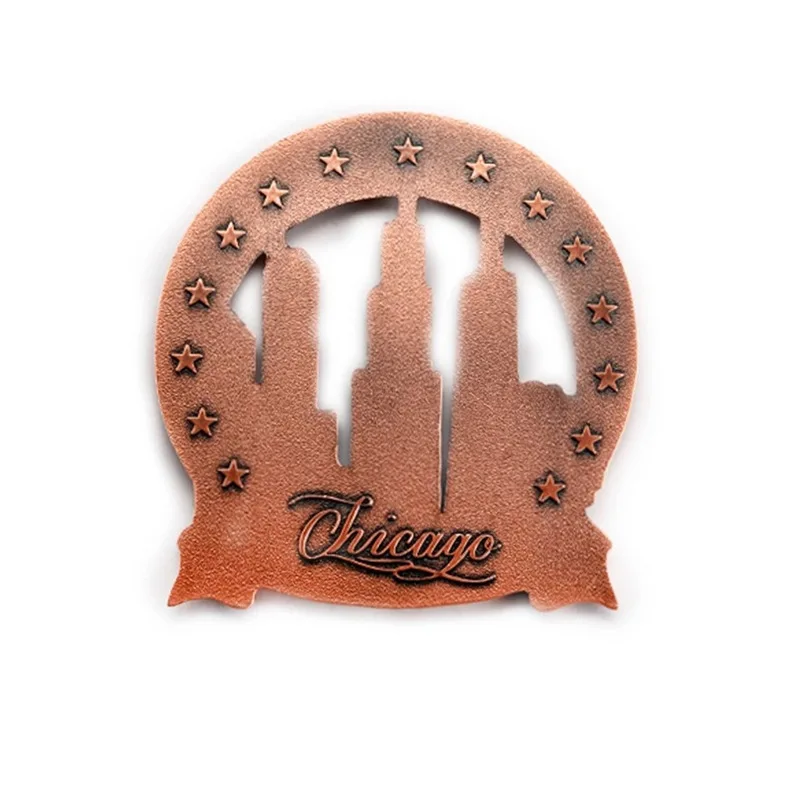 Promotional Fridge Magnet Custom Metal 3d Refrigerator Tourist Souvenir Fridge Magnet