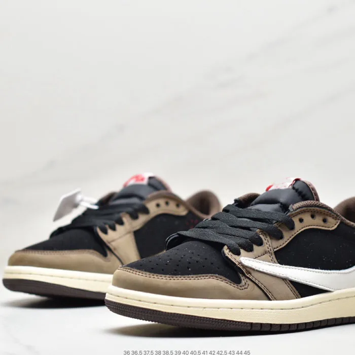 Wholesale AJ Original Quality Mens Casual Shoes Travis Scott x Fragment x Retro 1 Low OG SB Dunks Low