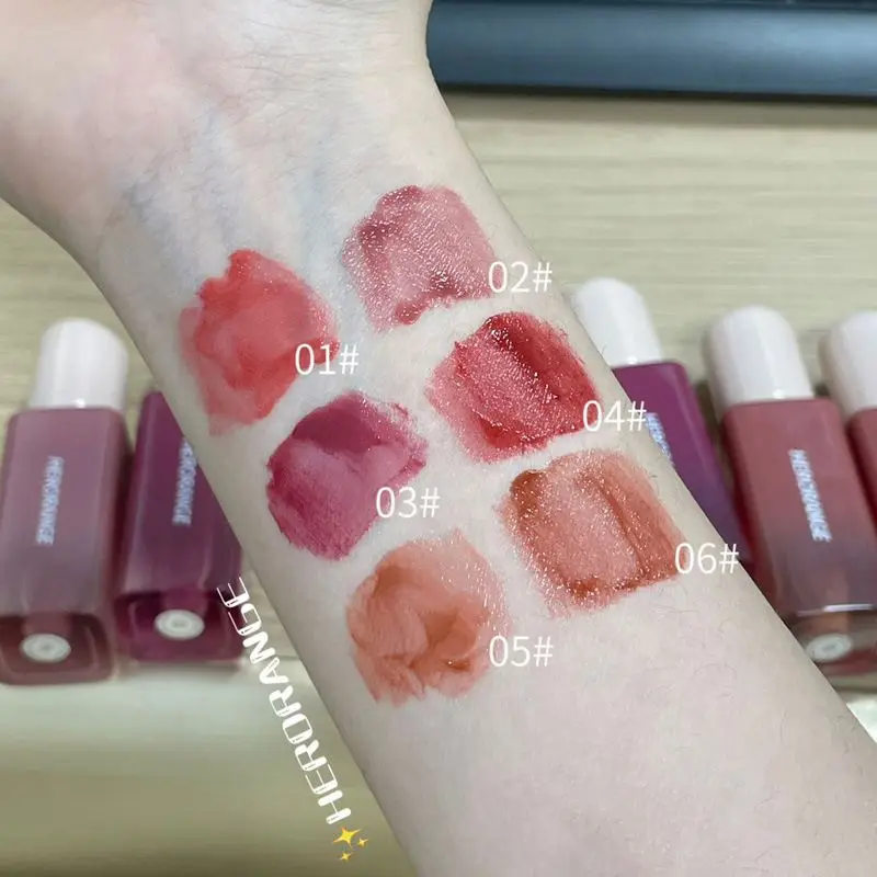 factory New HERORANGE 6-color Velvet gloss cream long lasting waterproof matte lipstick lip care
