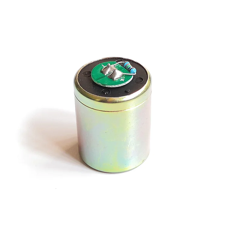 EG-15-OD-I Omni-Directional Geophone 15 Hz , -40 to +80 degree C , OMNI-Directional Geophone Sensitivity 65 V/m/s