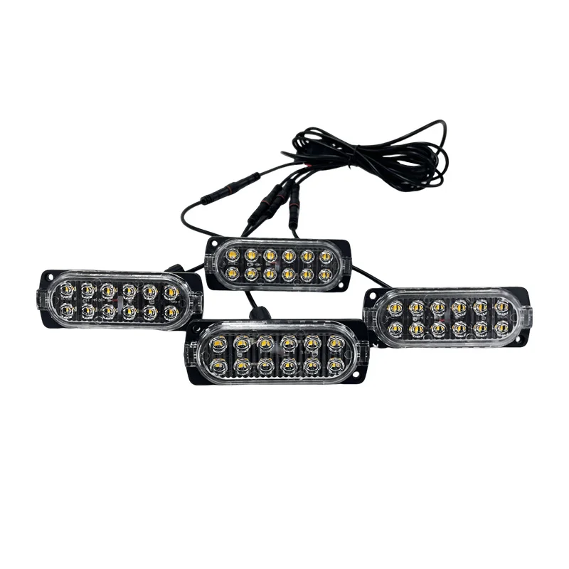 Manufacturer High quality Rectangle Trailer Outline DC12 Volt LED Side Indicator Side Marker Lamp Light Truck