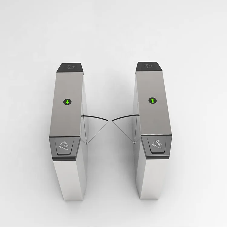 Turnstile Flap Barrier Gate with Access Control Automatic Channel Gate Flap Turnstile Electronic Turnstile Gate