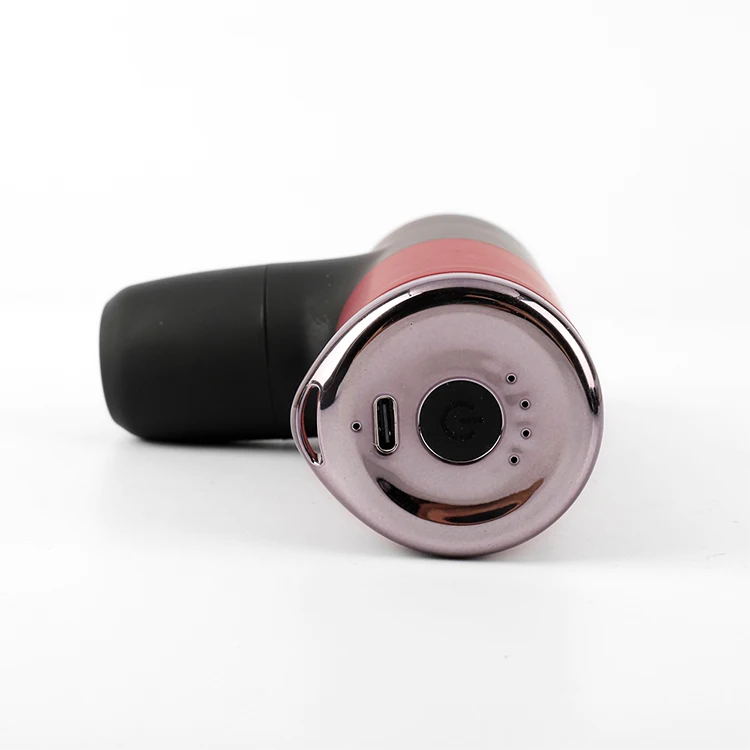 
Colored percussion electric body mini fascia gun massager gun with 4 heads 