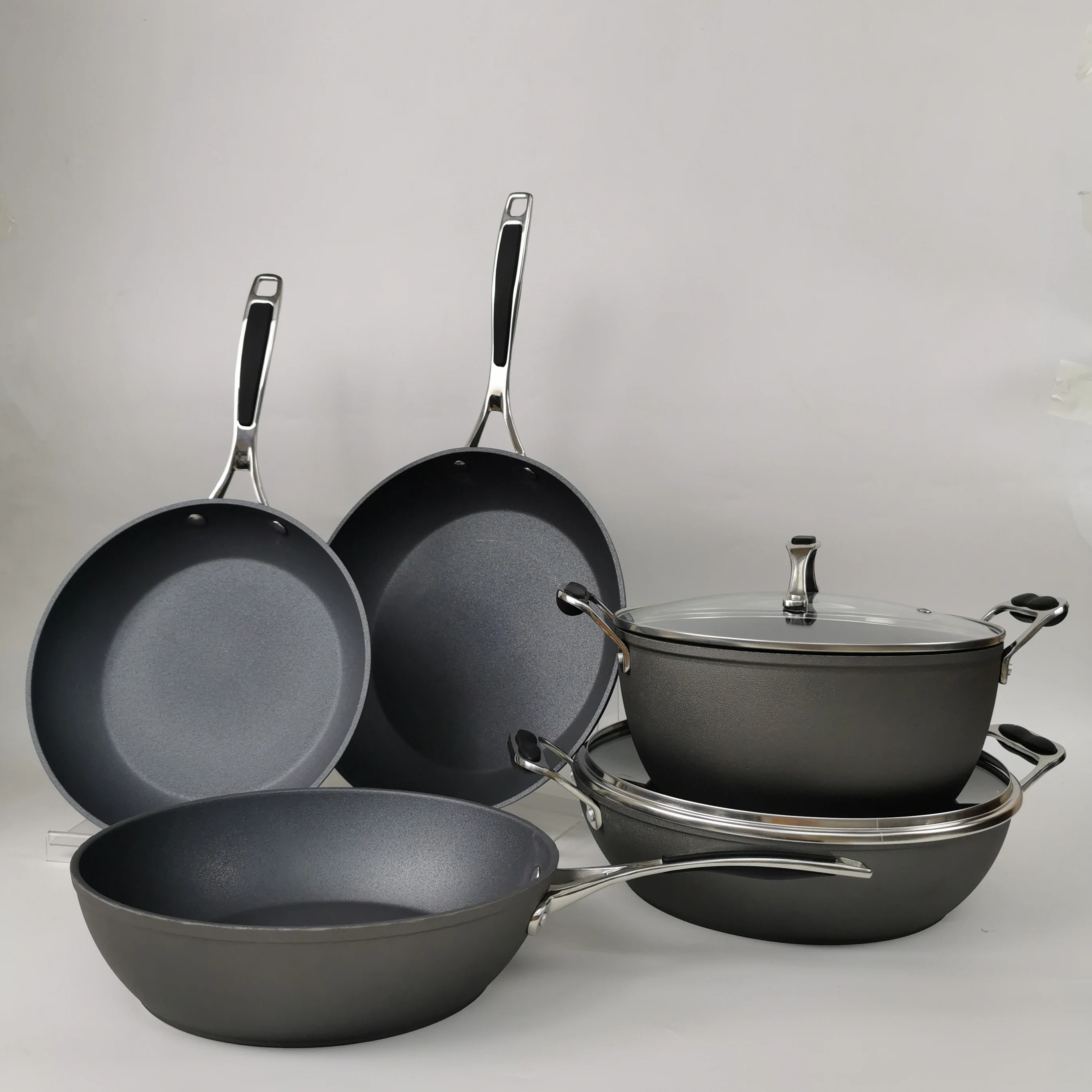 as seen on TV granite stone surface forged cookware set PFOA free anti-scratch non-stick