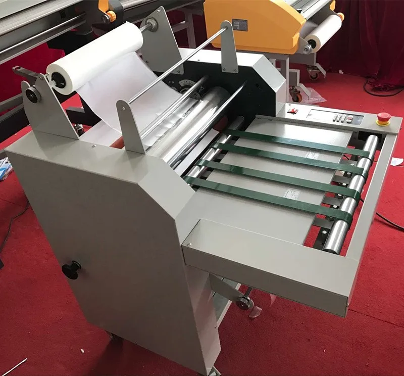hot and cold laminator machine with cutting laminating machine 490mm