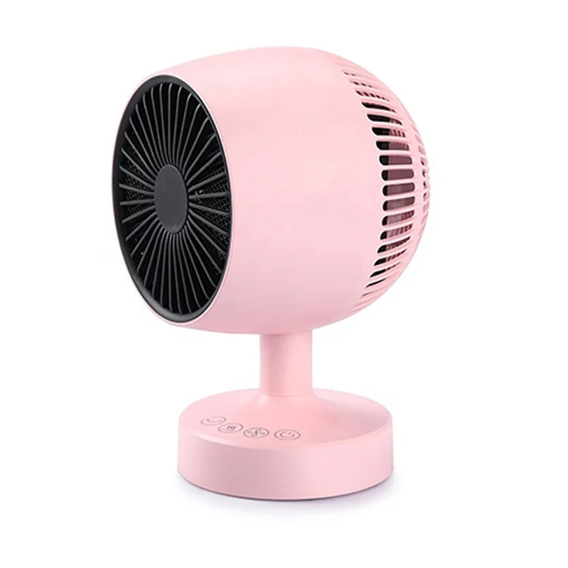 
Factory Sale Portable Heater Desktop Black Mini 500W Portable PTC Electric Hot Fan Home Winter Warmer Mini Electric Fan Heater 