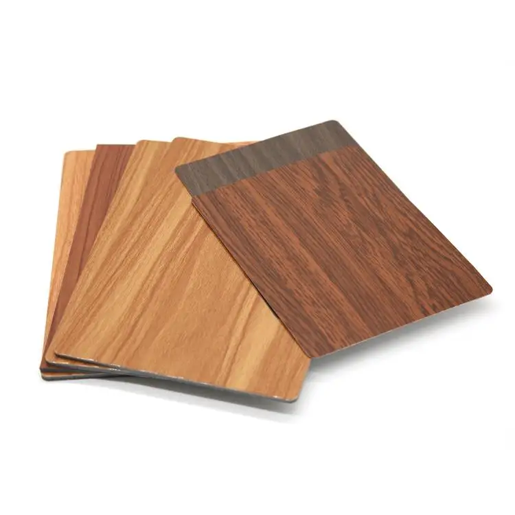 4mm wooden texture aluminum plastic composite panel for interior decorative wall