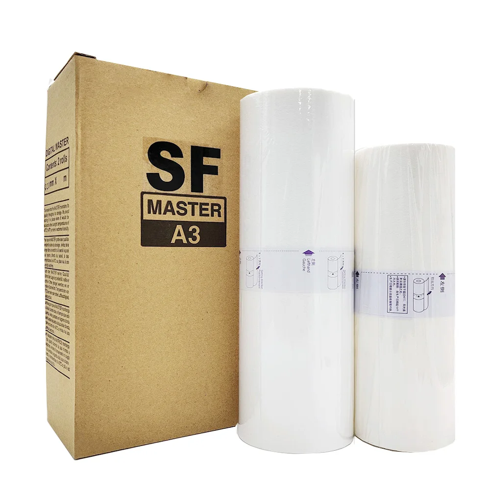 
RTS Compatible RISOs F type SF master roll for RISOs Digital Duplicator SF5330/5430/5350/5450/9350/9450 A4 B4 A3 