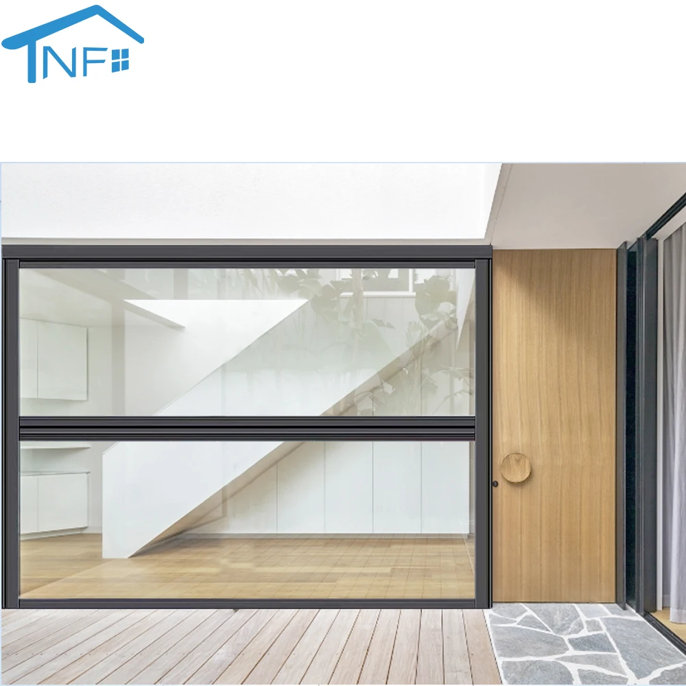 Latest sliding window aluminium office metal bay lift up window sliding window