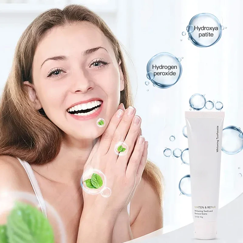 OEM New Formula Nano Hydroxyapatite Clean Teeth Toothpaste Reduces Yellowing Tooth Whitening Toothpaste