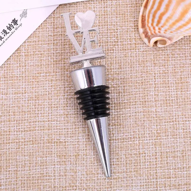 
Make it Mine Chrome Heart Bottle Stopper with Custom Design Inserts 