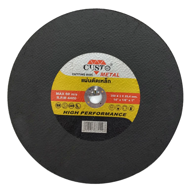 CUSTO Free Sample Japanese Quality Inox Cutting Discs Working with Metal