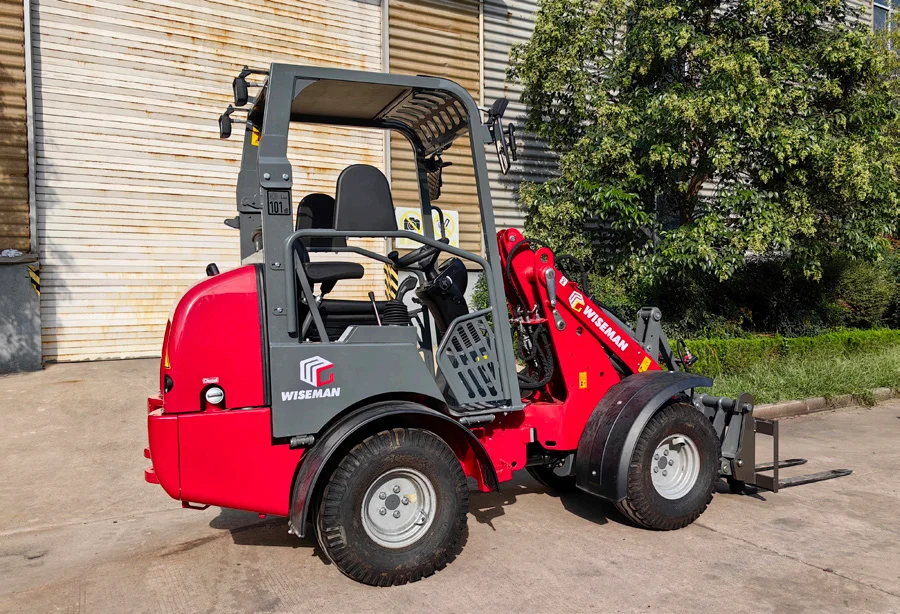 Mini Loader Lawn Mower Backhoe Tractor Articulated 4x4 Diesel Hydraulic Wheel 2ton 3ton Mini Loader