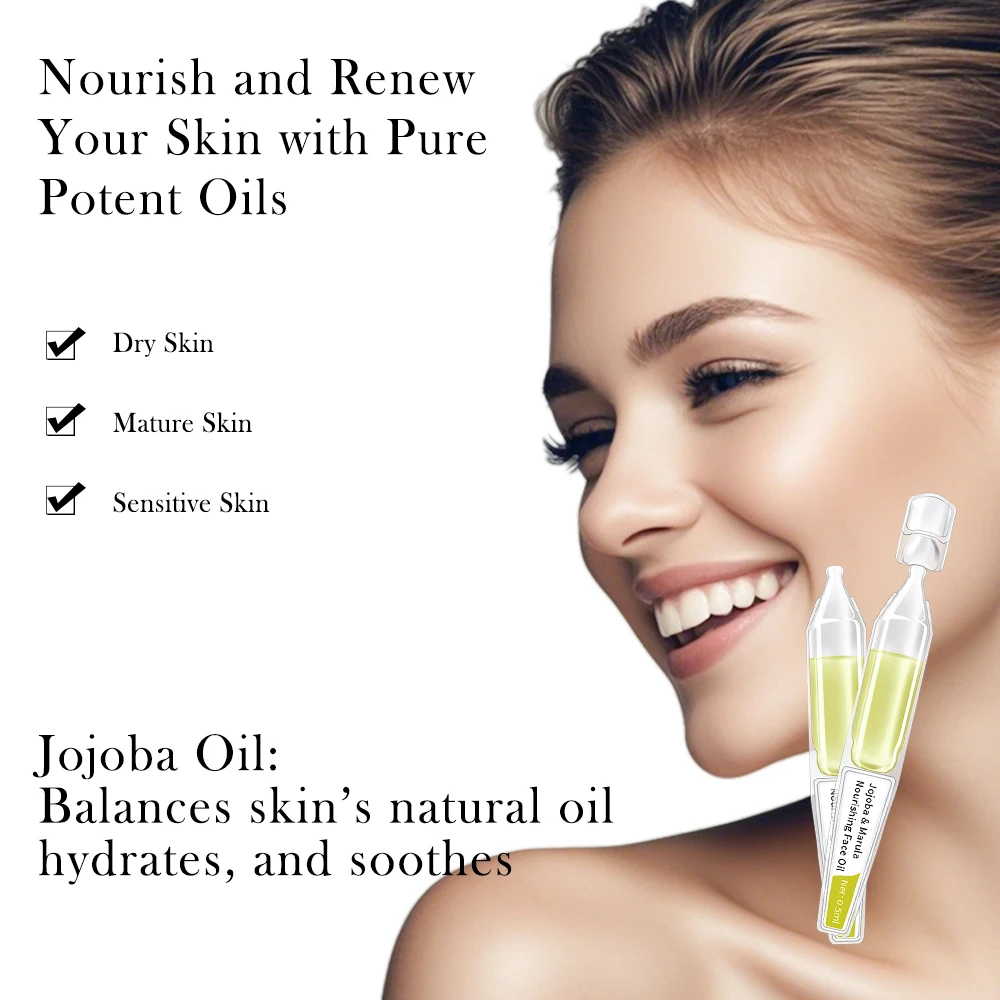 Krone Skin Care Manufacturer Jojoba Oil Rosehip Oil Marula Nourishing Repairing Soothing Face Oil For Mature Skin