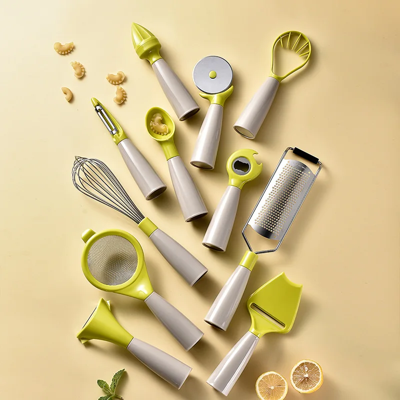 Multi-functional Kitchenware Set Home Gadgets Fruit Vegetable Tool Plastic Kitchen Tools Gadgets Set  Food Grade Material