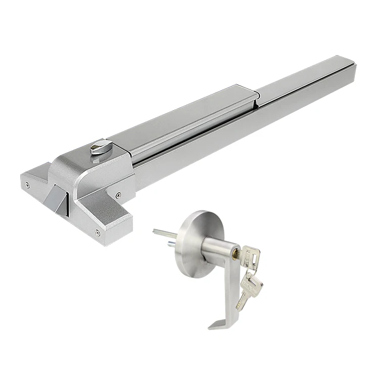 80cm Exit door push bar panic exit device with lever handle Emergency push bar panic lock Fire door anti panic bar