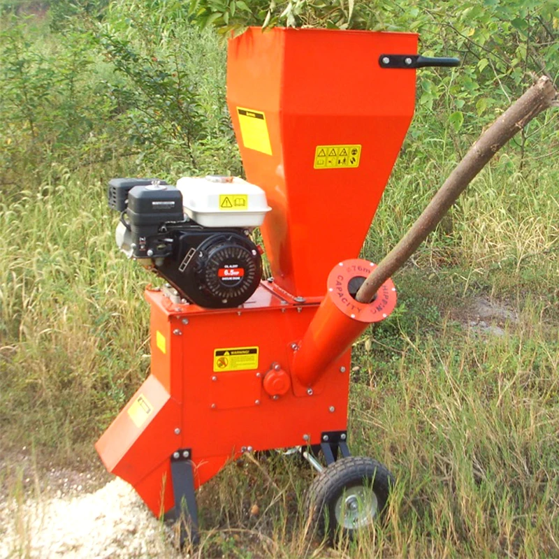 Commercial Wood Shredder 7hp Small Wood Chippers for Sale