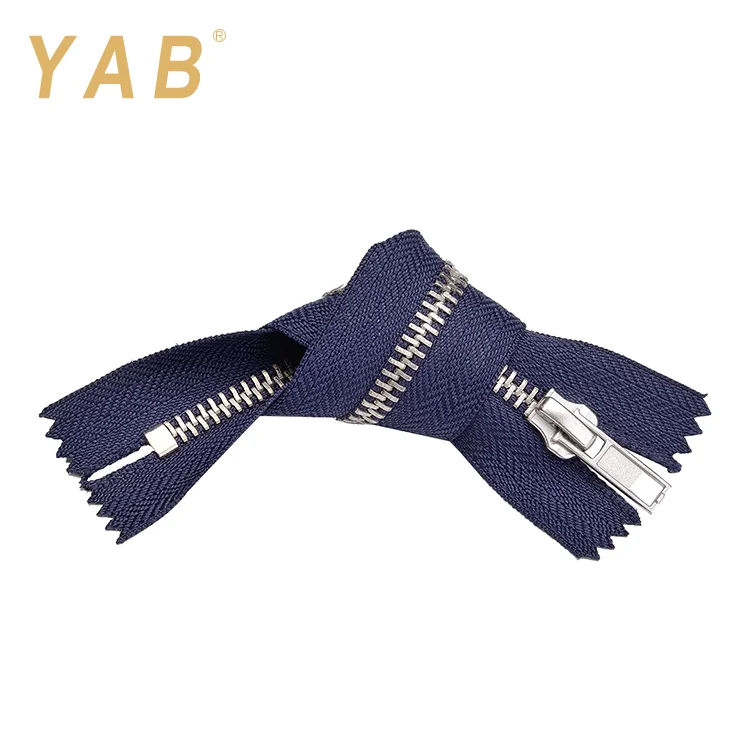 YAB 15# Garment Accessories Metal Zip For Clothing Coat Bag Sewing Multi-color Open-end Metal Zipper