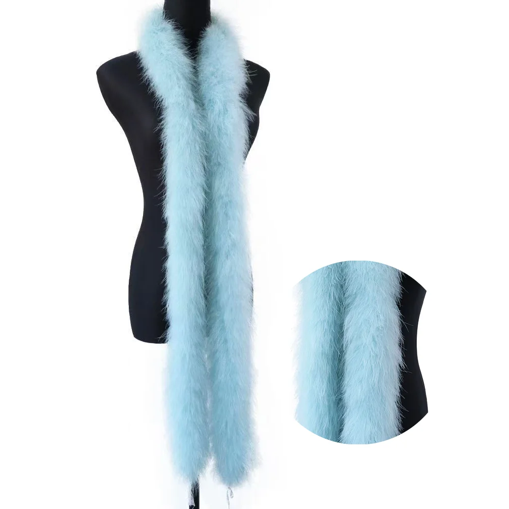 Manufacturers supply 15-18cm ostrich feathers boa 5ply multi-color option thickening encryption 2 meters every items