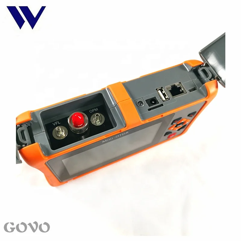  GOVO Mini OTDR тестер GW210-2220 ручной 22/20dB все в одном многофункциональный VFL LS OPM потери
