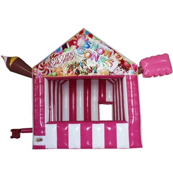 inflatable carnival food booth tent party fairy floss candy tent for sale,Inflatable Candy Booth House Tent