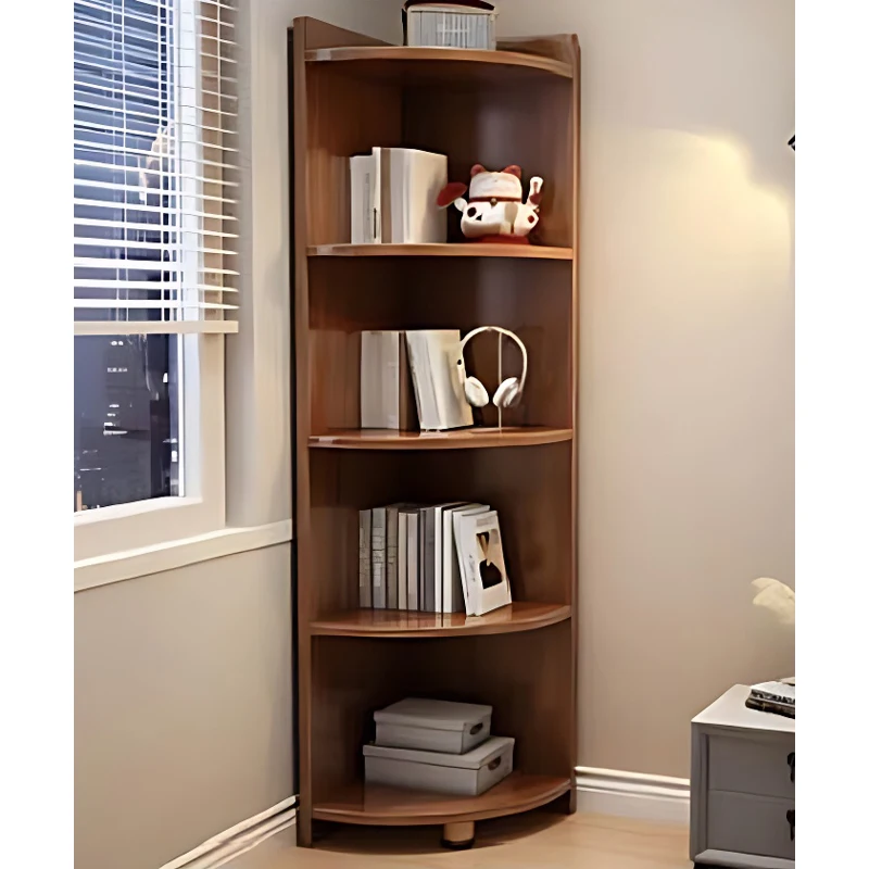 Audrey Modern Style Book Shelf Living Room Furniture Wooden Book Shelf with Drawers
