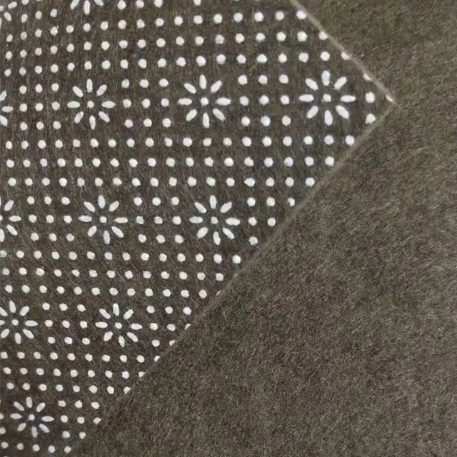 PVC plastic drop coated spunbond non-woven fabric custom anti-slip mat