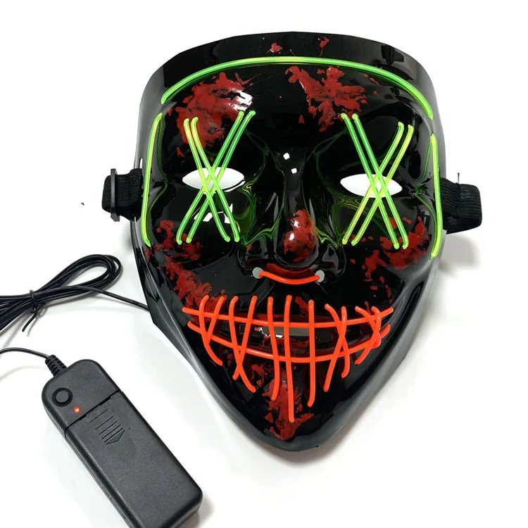 Hot Selling Halloween Scary Clown Mask Costume Party Prop Adult Masquerade Party Mask mascara led mascaras Halloween