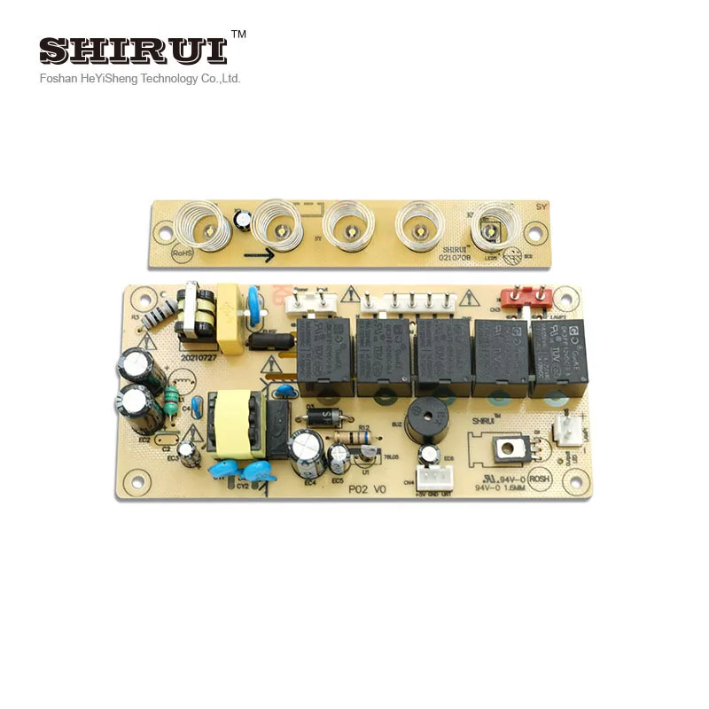 5 key control touch home oil hood accessories switch PCB control integrated