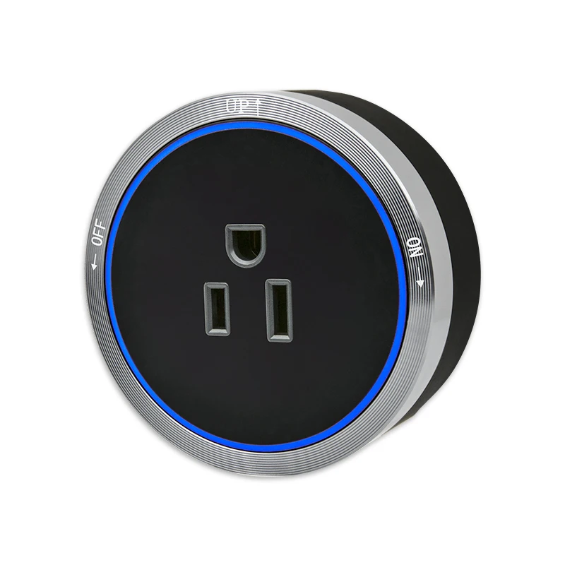 WOSOM Length customizable MS1-USB Modular unit with 2 USB port rail power track male socket