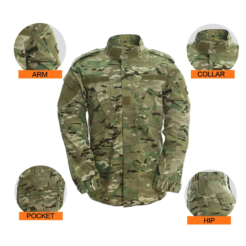 Acu American Uniform New For  Camouflage Spring Summer Autumn Tactical jacket Winter For Men S-3xl Woven multicam combat suit clothes