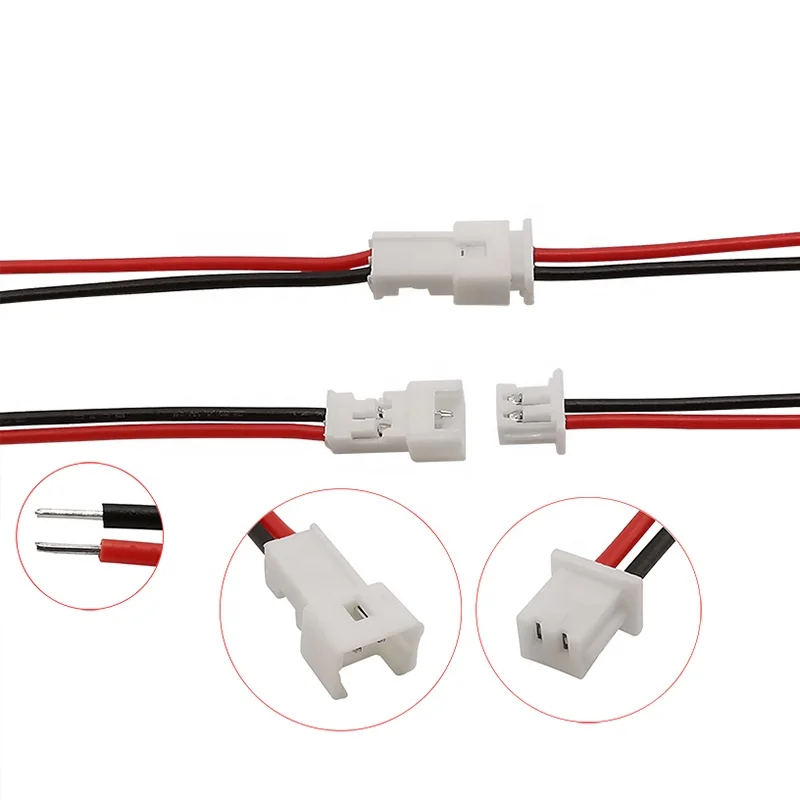 Molex ZH PH EH 3 pin Jst  Extension Cable 1MM 1.25PiMM 2n Male Female Connector Jack Plug Wire Harness Making Assembly