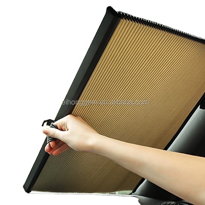 Front Windshield Shades Aluminum foil backing material  CE  Sun Shade size 65cm