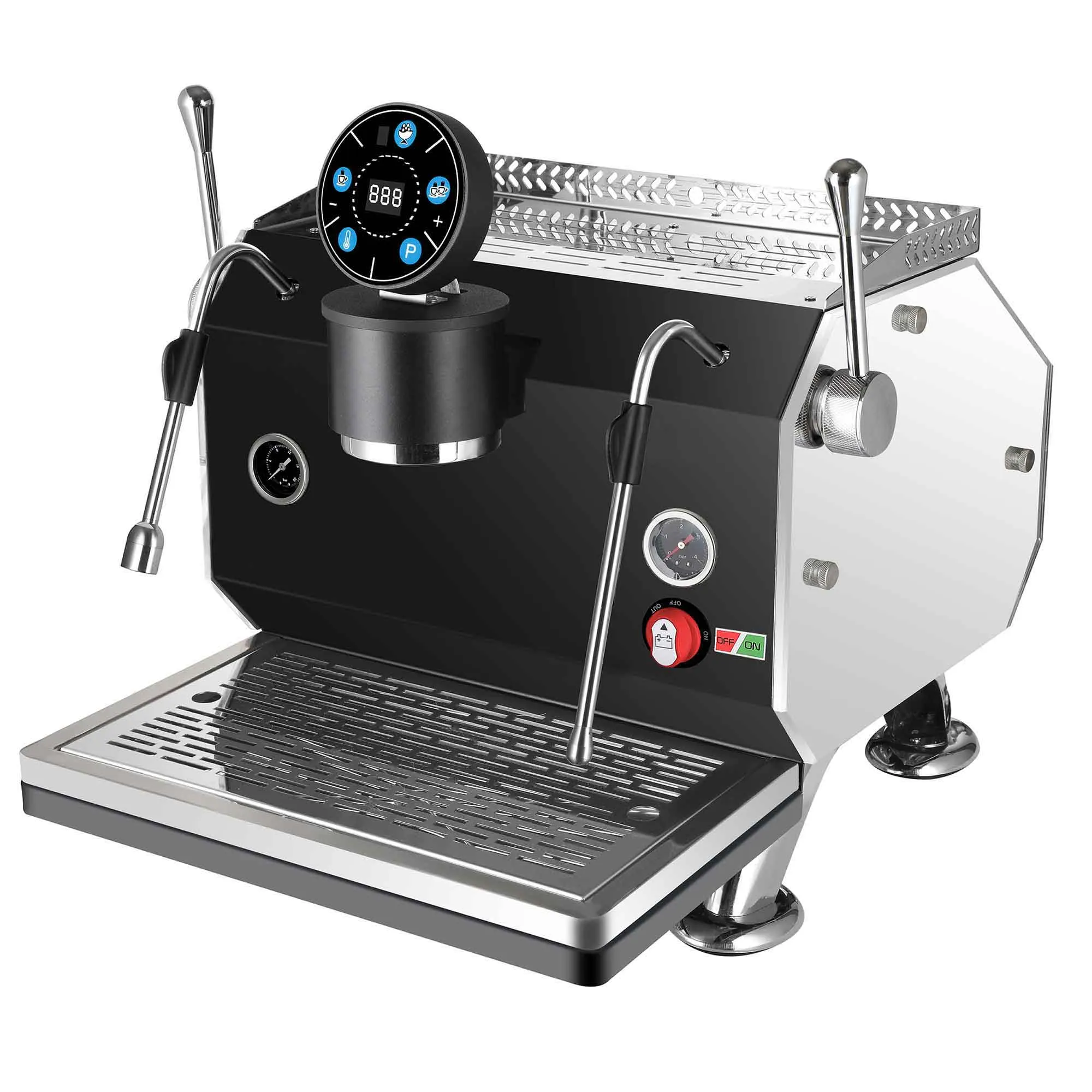 Commercial Professional Semi - Automatic  Cappuccino Coffee Maker 6.0L Dual Boiler Espresso Machines