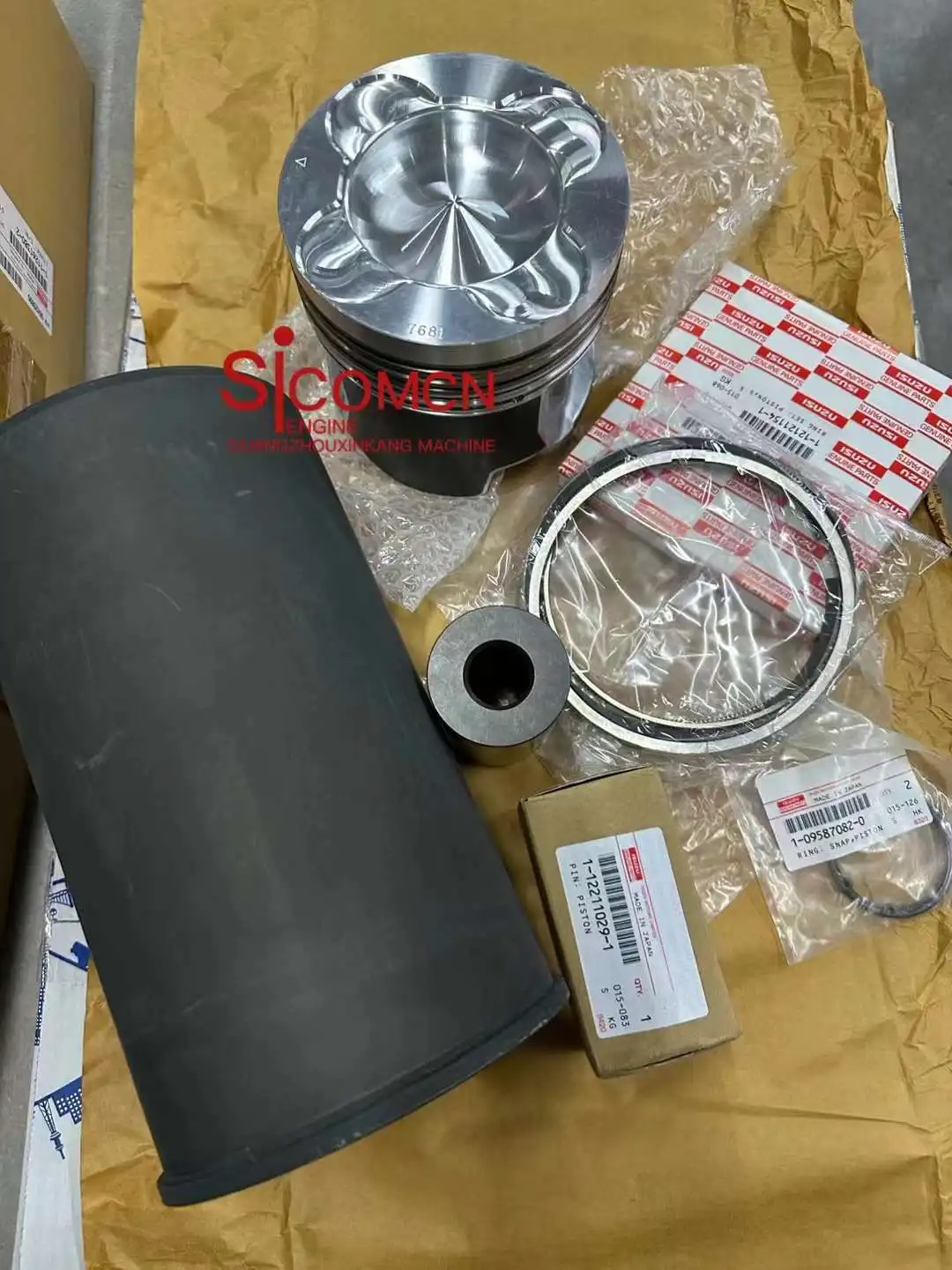 Высококачественные детали 6WG1 EFI комплект гильз для электрического впрыска топлива поршневых с кольцевым замком двигателя экскаватора грузовика ISUZU