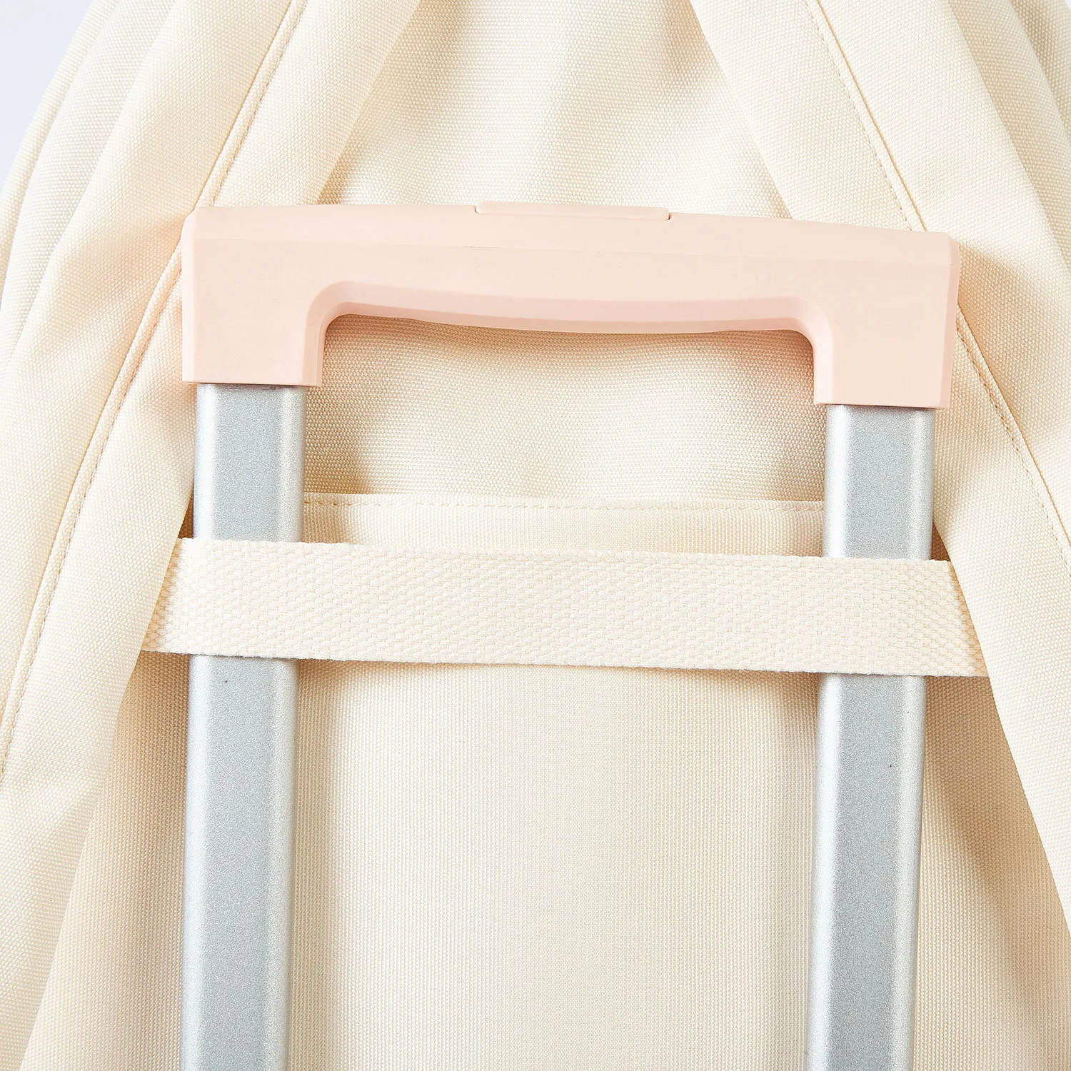 New Fashion White Casual Sports Backpack Simple Large Capacity School Bag RPET Recycled Classic Canvas Backpack For Teenagers