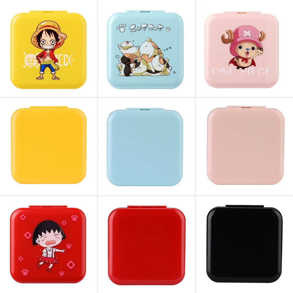  2021 Popular Card Box Used For Nintendo Game Storage Pure Color Drawing Small Fresh 12 Can Be