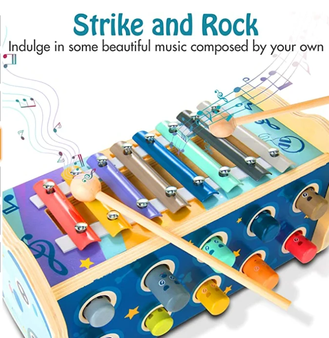 hammers toys for kids Musical Instrument Montessori  Educational toy