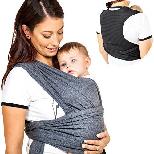 
X Style baby carrier wrap with 4 rings or without rings 
