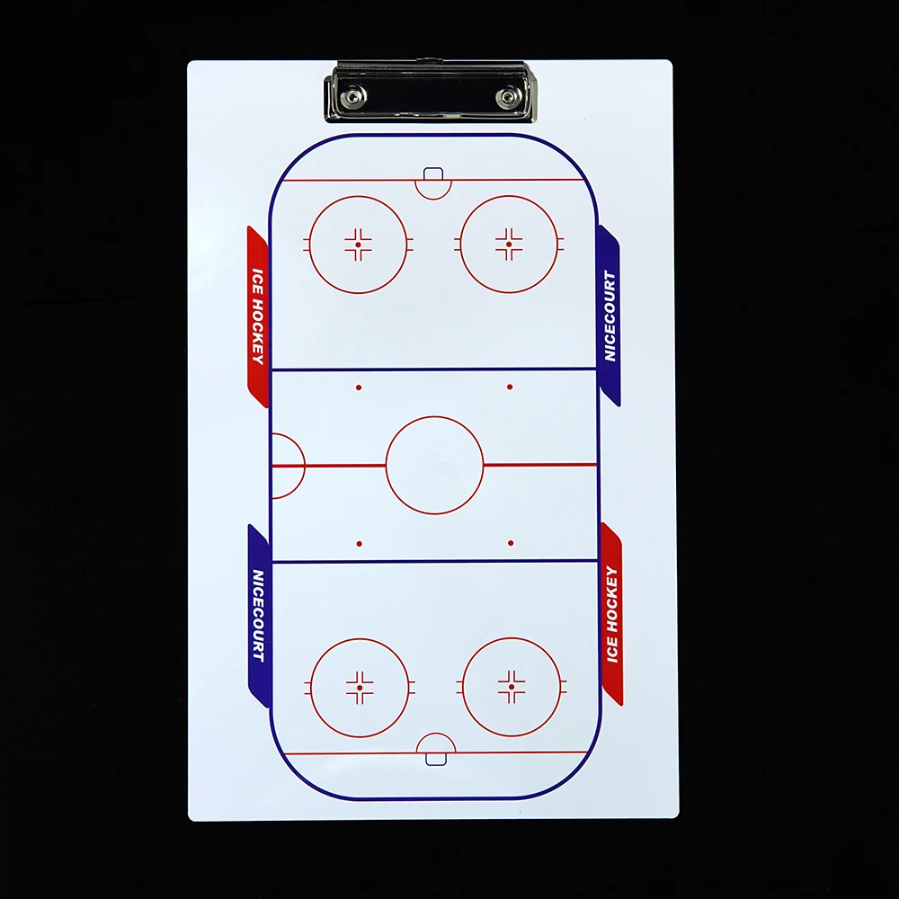 Custom Ice Hockey Training Magnetic coach Board with Pen Dry Erase Clipboard Teaching Tactic Board China