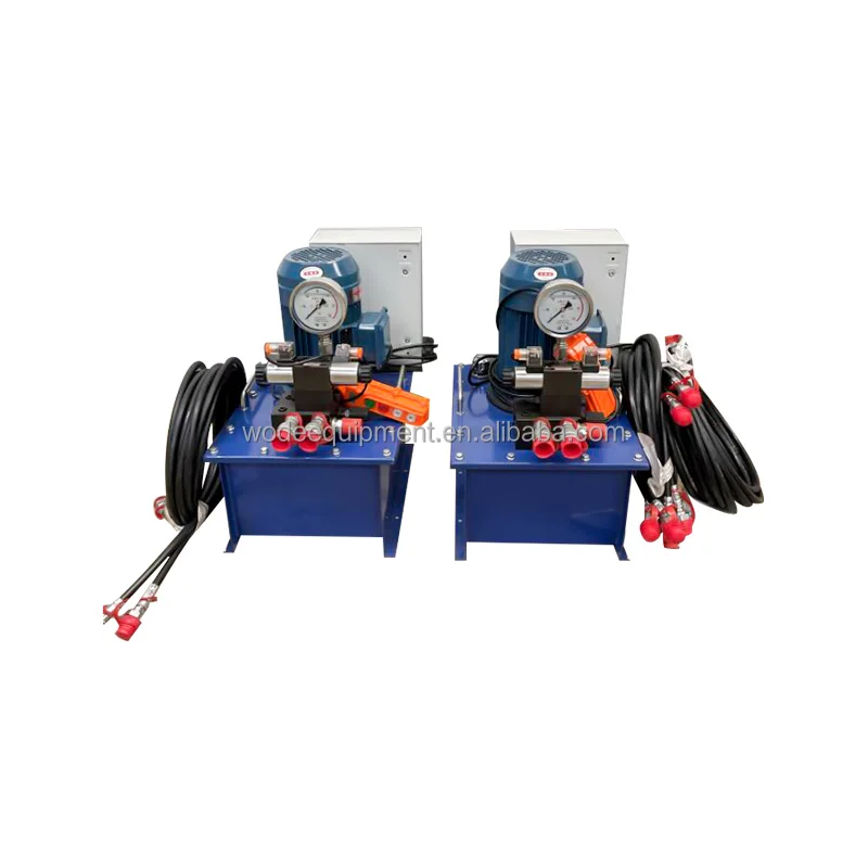 2024 WODETEC Super High Pressure Prestressed Tensioning Machinery ZB Series Hydraulic Electric Oil Pump For Jack